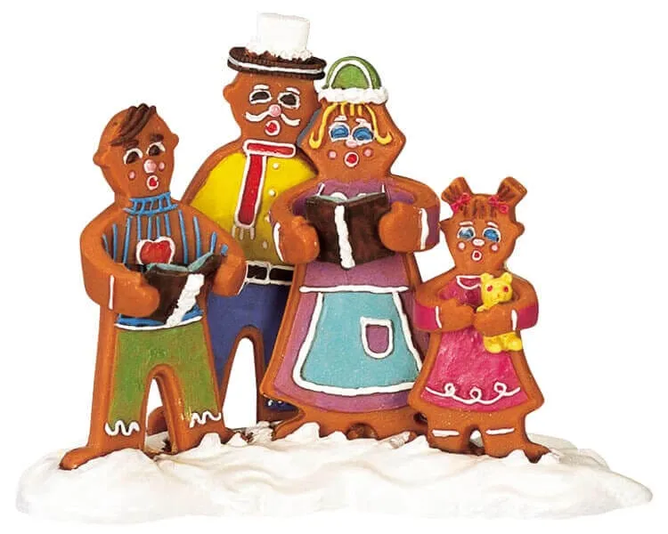 lemax-ginger-family-carolers-figurines-miniature-sugar-n-spice image 1