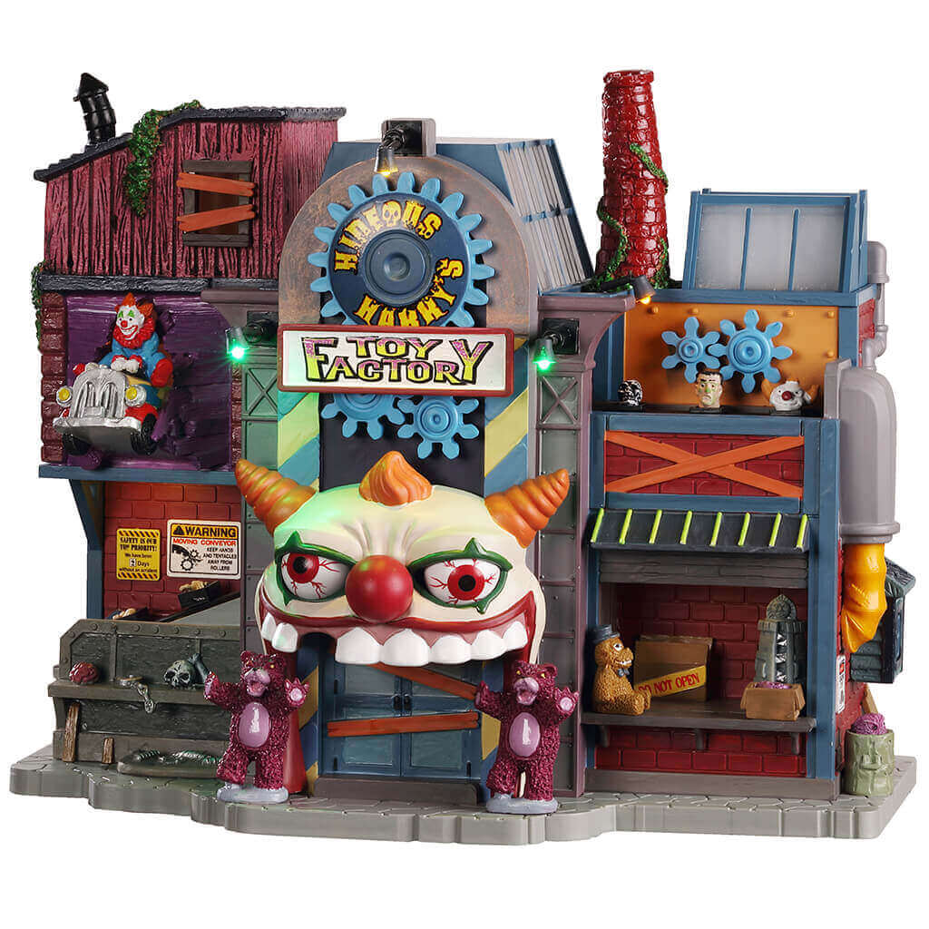 lemax-hideous-harry-s-toy-factory-fabrique-anim-e-spooky-town image 1
