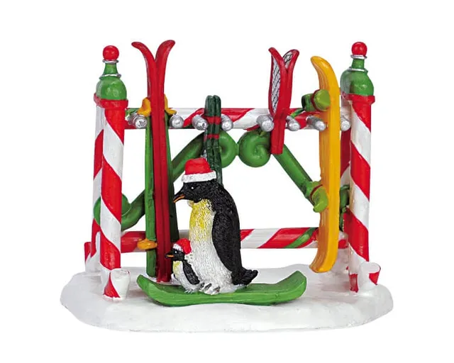 lemax-north-pole-ski-rack-accessoire-porte-skis-miniature image 1
