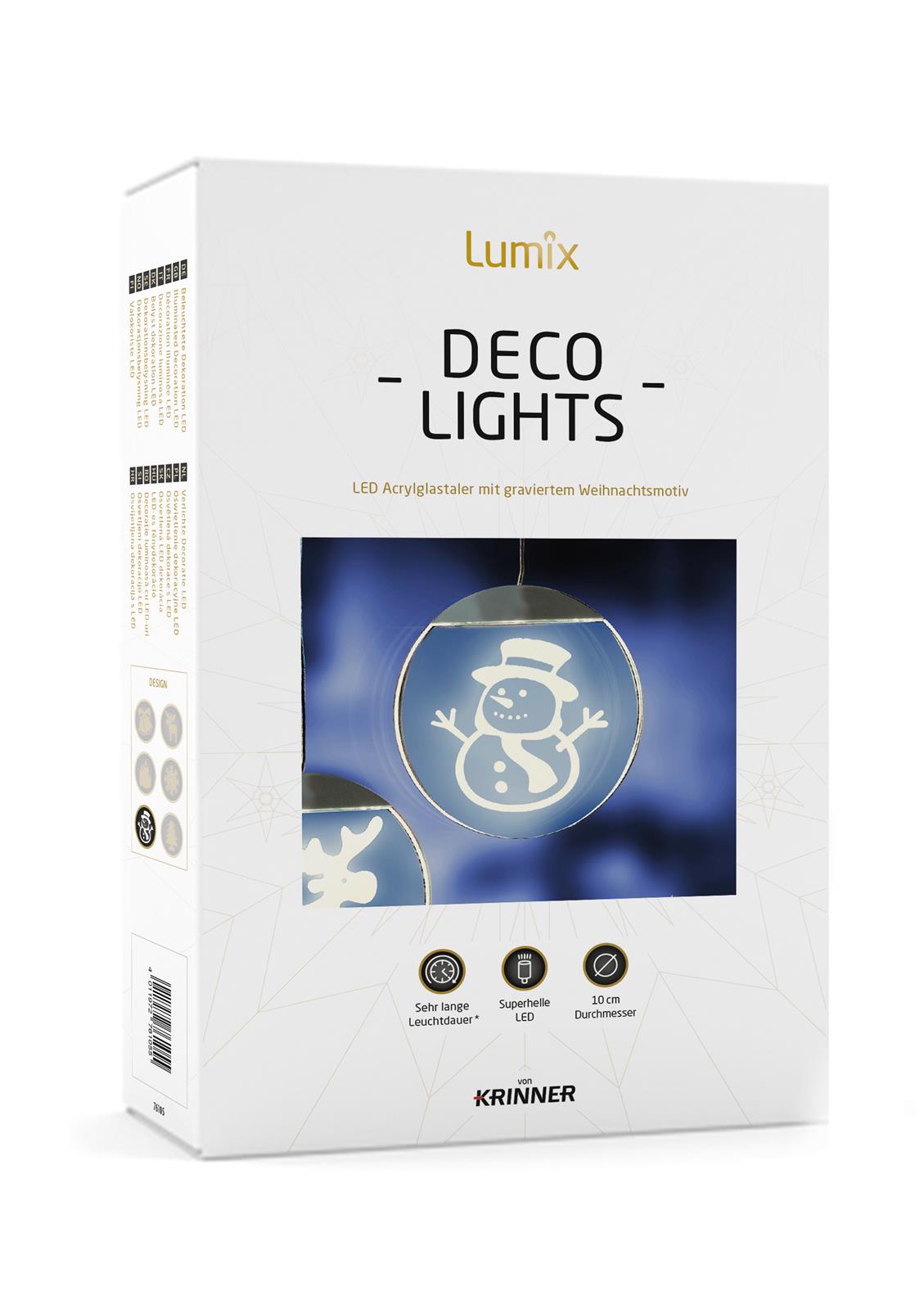 krinner-lumix-deco-light-schneemann-bonhomme-de-neige-led image 2