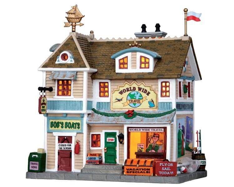 lemax-world-wide-travel-b-timent-lumineux-village-de-no-l image 1
