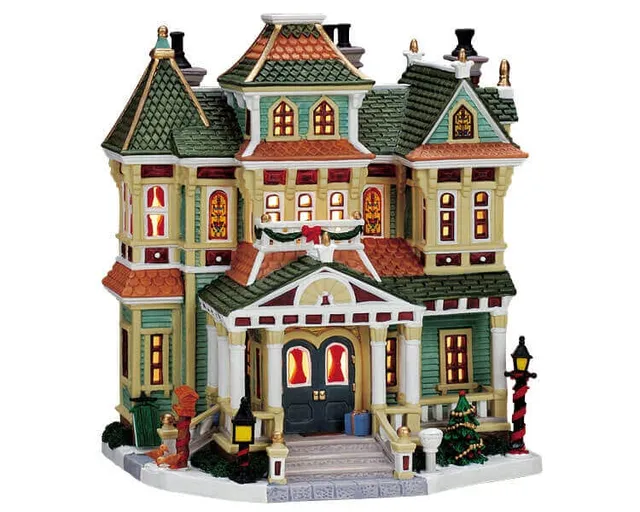 lemax-crawford-residence-maison-village-de-no-l-miniature image 1