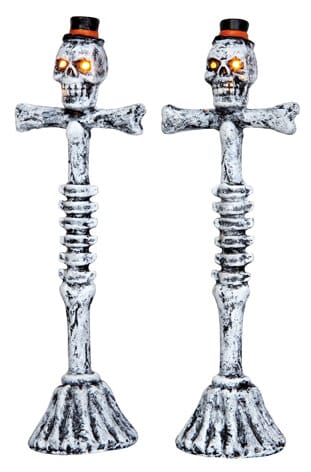 lemax-scary-lamp-post-lampadaire-lumineux-spooky-town image 2