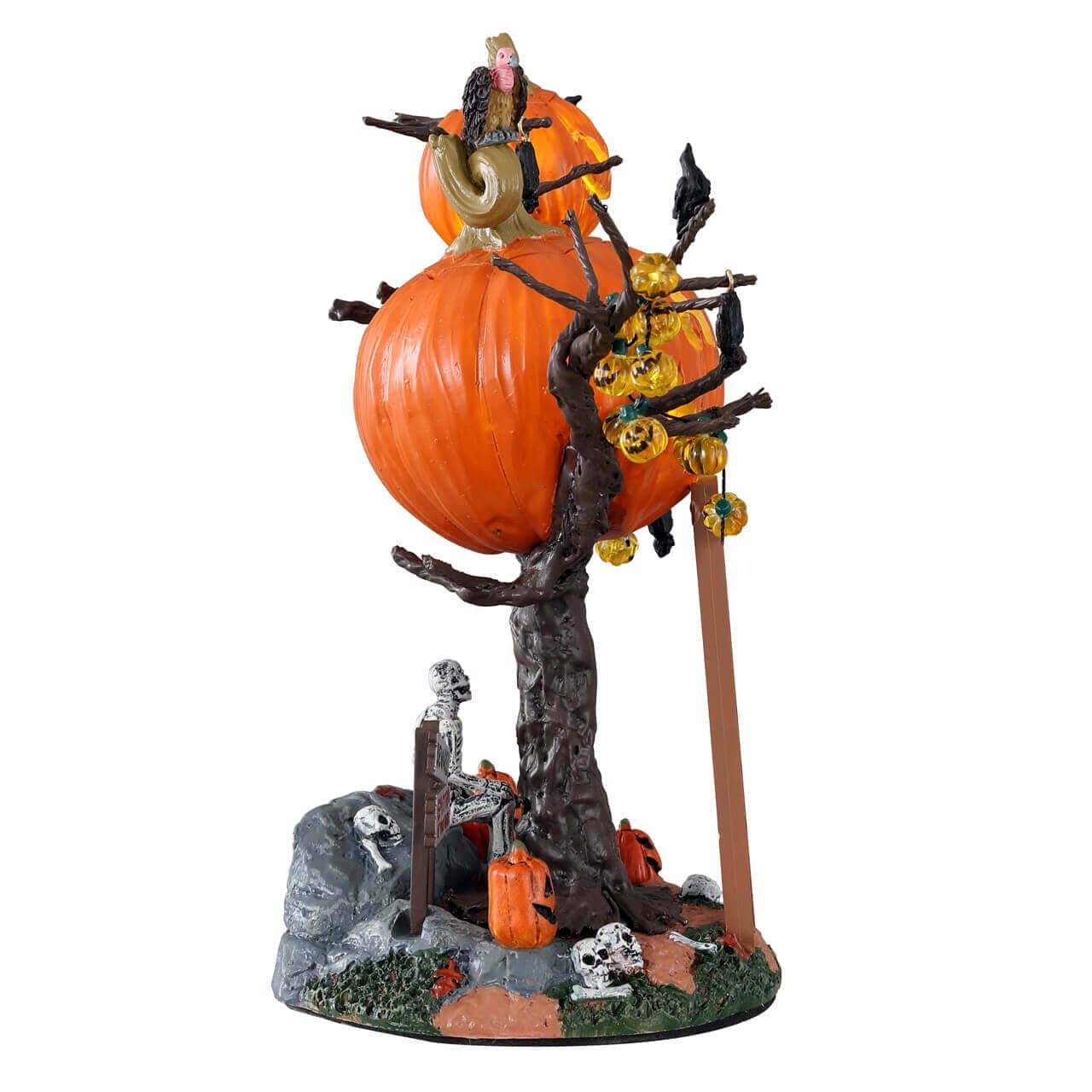 lemax-pumpkin-tree-house-maison-citrouille-lumineuse-spooky-town image 2