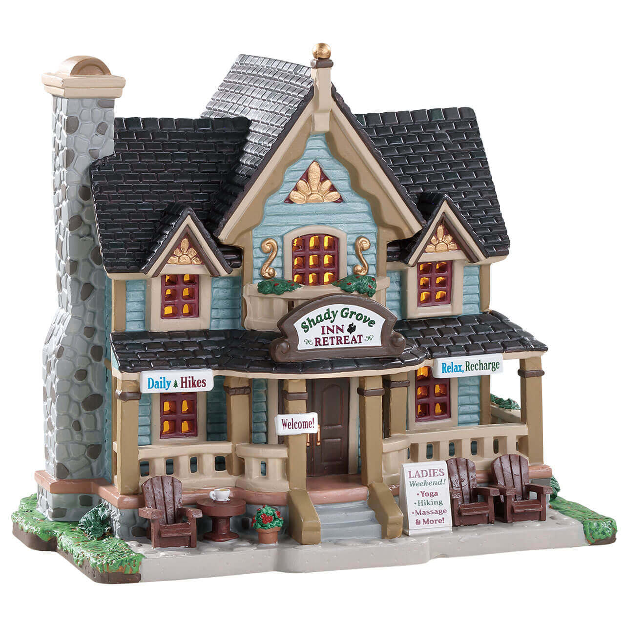 lemax-shady-grove-inn-retreat-auberge-miniature-lumineuse image 1