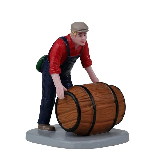 lemax-the-wine-barrel-figurine-village-de-no-l image 1