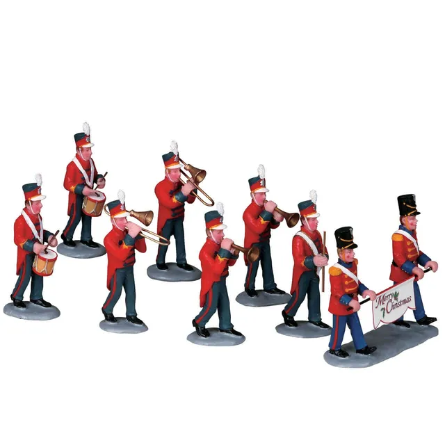lemax-christmas-parade-marching-band-set-de-8-figurines-fanfare-de-no-l image 1
