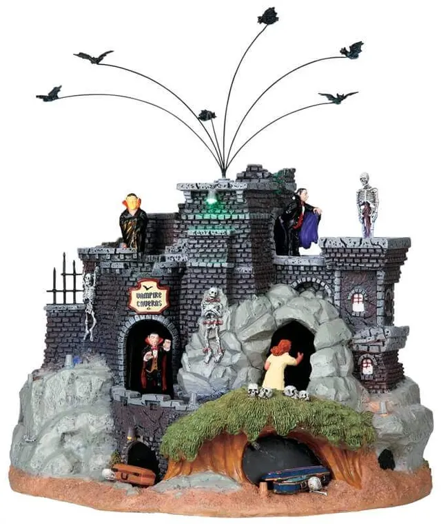 lemax-vampire-caverns-b-timent-anim-spooky-town image 1