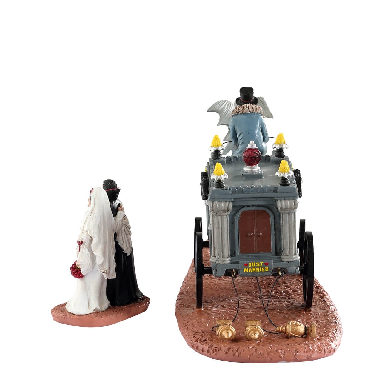 lemax-newly-deads-spooky-town-corbillard-mari-s-halloween image 3