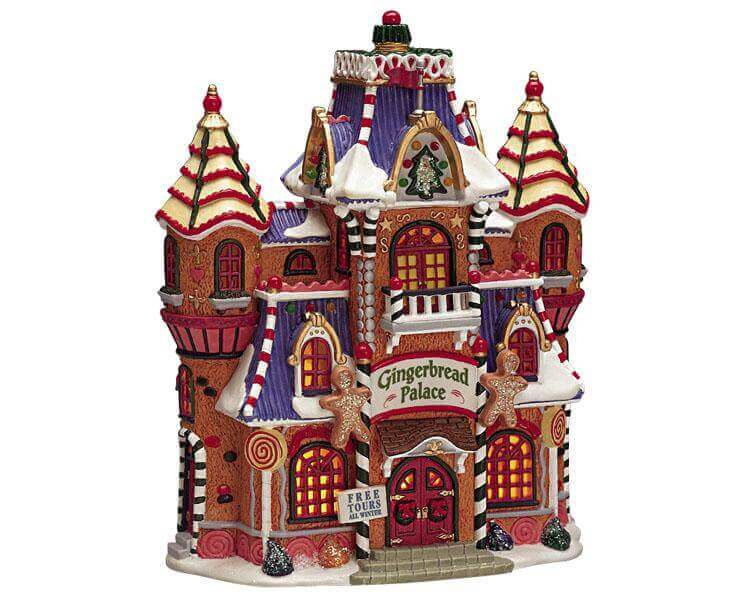lemax-gingerbread-palace-palais-miniature-lumineux-village-de-no-l image 1