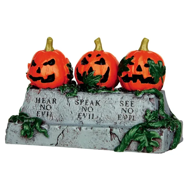 lemax-evil-pumpkins-lot-de-citrouilles-mal-fiques-miniatures image 1