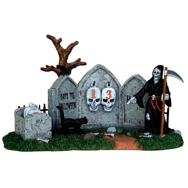 lemax-grim-reaper-countdown-figurine-spooky-town-miniature image 1