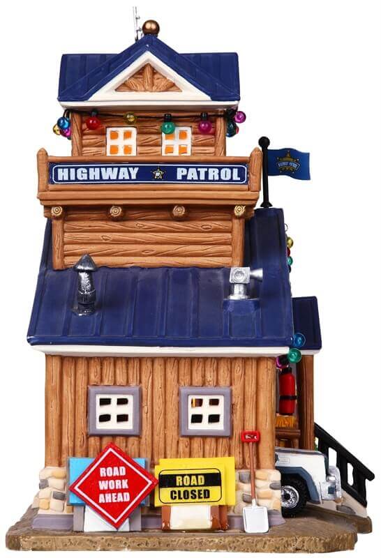 lemax-highway-patrol-hq-b-timent-village-miniature image 3