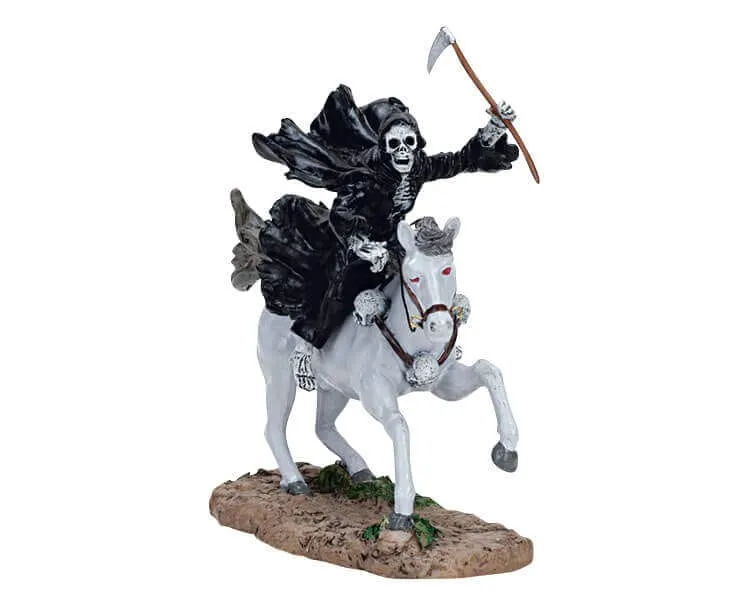 lemax-death-on-a-pale-horse-figurine-spooky-town-halloween image 1