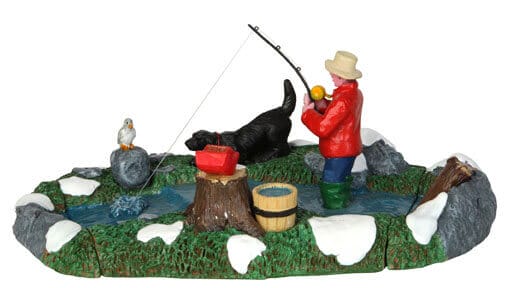 lemax-stream-fishing-set-of-3-set-3-p-cheurs-ruisseau image 3