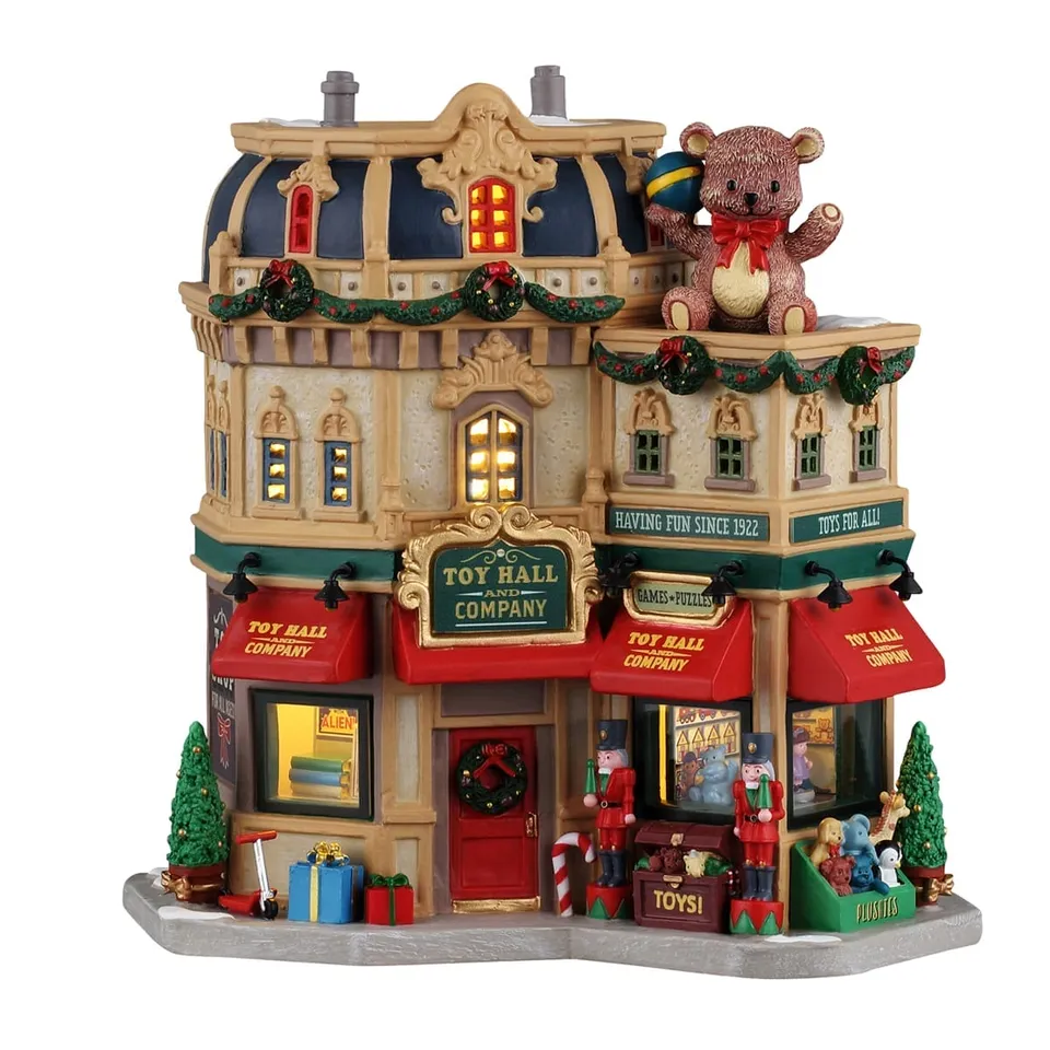 lemax-toy-hall-and-company-b-timent-lumineux-magasin-de-jouets image 1