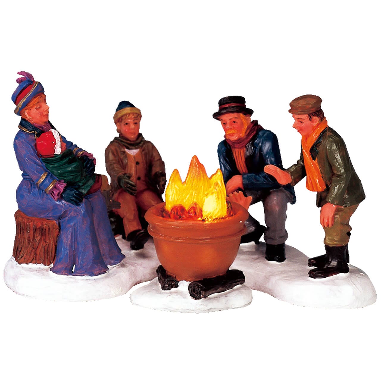 lemax-bonfire-set-de-3-feux-de-camp-miniatures image 2