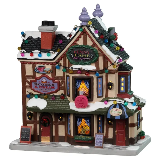lemax-penny-lane-shoppes-b-timent-lumineux-caddington-village image 1
