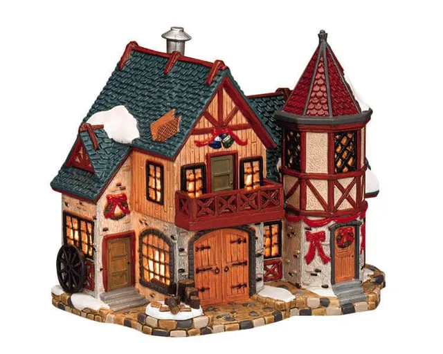 lemax-wharton-s-farm-ferme-miniature-lumineuse-no-l image 1