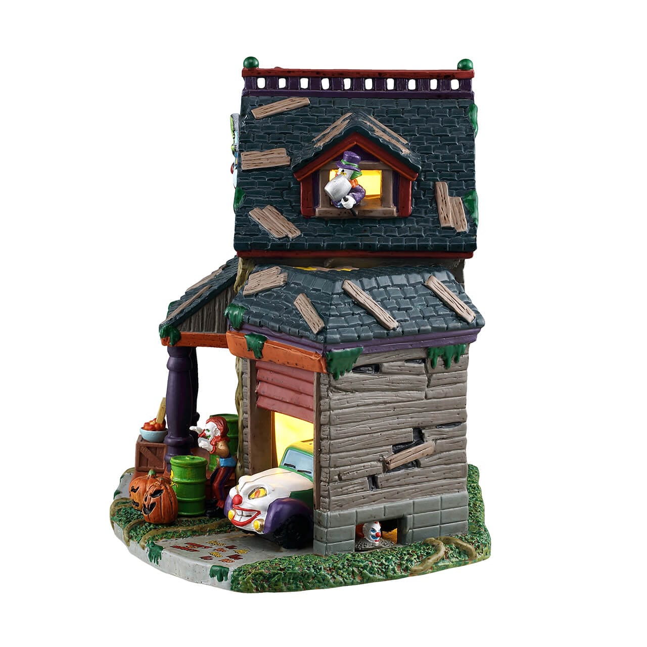 lemax-the-laff-shak-maison-hant-e-funhouse-lumineuse-spooky-town image 3