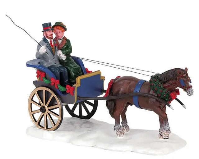 lemax-buggyride-courting-cal-che-miniature-village image 1
