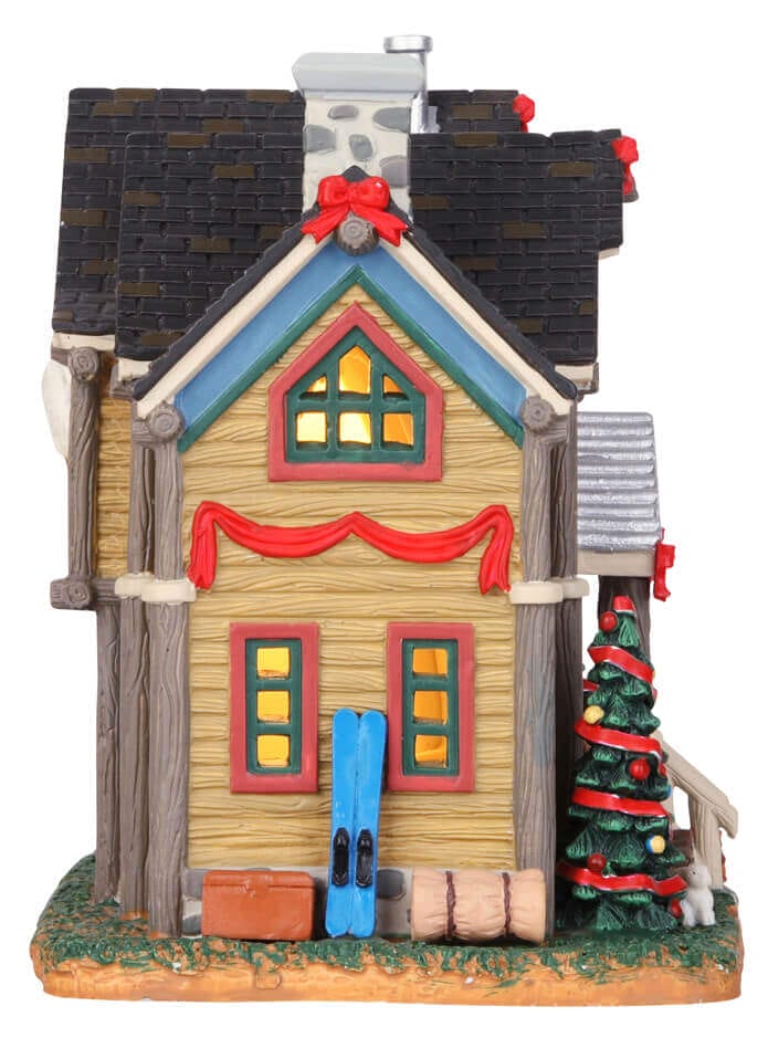lemax-carl-s-cabin-maison-de-village-miniature-lumineuse image 3