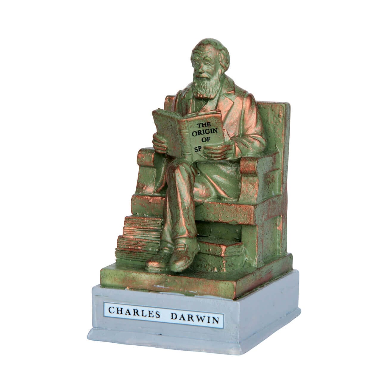lemax-park-statue-charles-darwin-statue-miniature-pour-village-de-no-l image 1