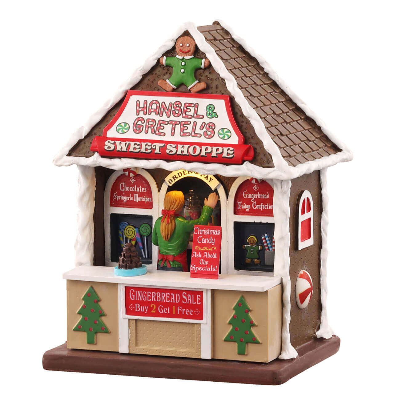 lemax-hansel-gretel-s-sweet-shoppe-confiserie-miniature-caddington image 1
