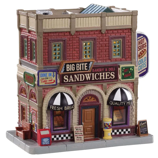 lemax-big-bite-sandwiches-boutique-miniature-lumineuse-jukebox-junction image 1