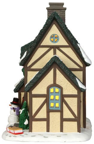 lemax-winter-chalet-chalet-lumineux-village-de-no-l image 2