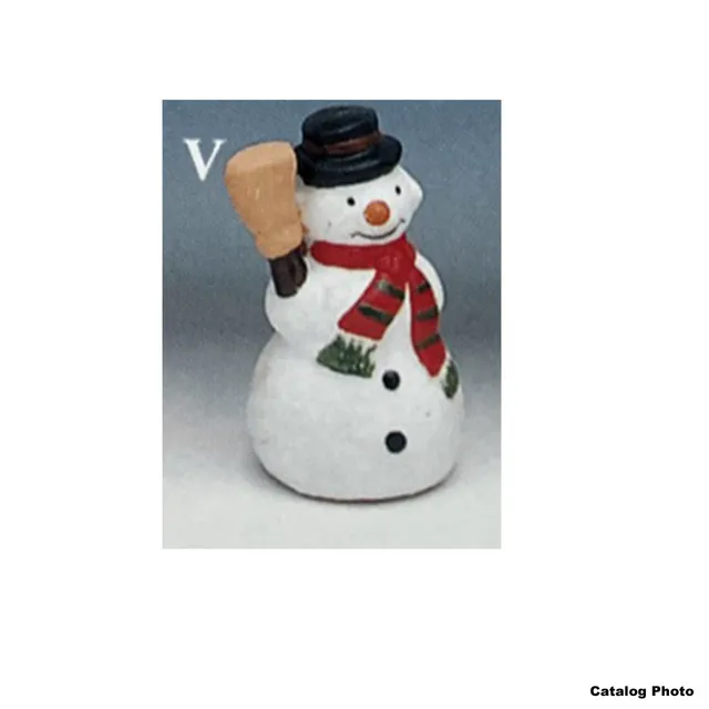 lemax-general-products-snowman-bonhomme-de-neige-miniature image 1