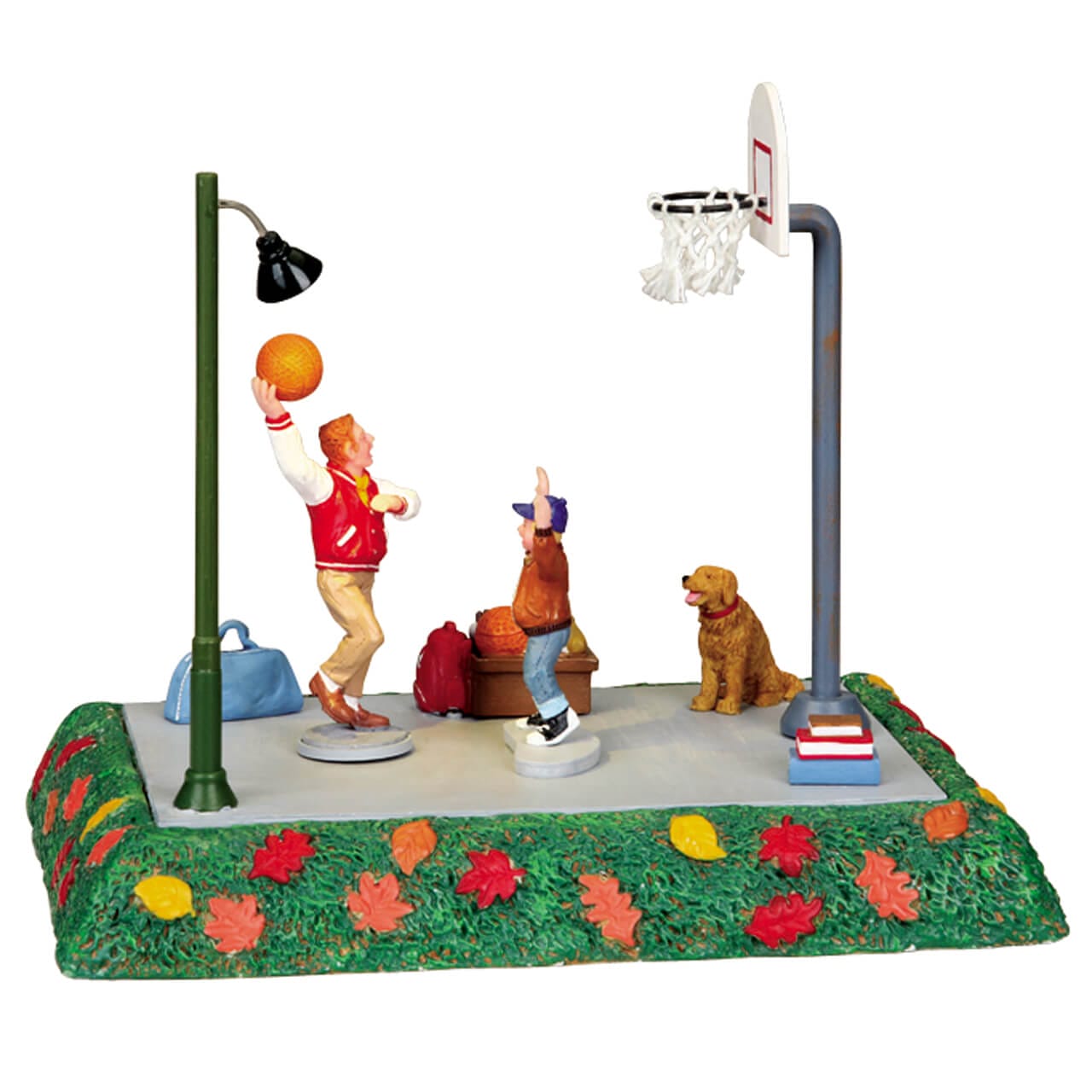 lemax-one-on-one-figurines-hockey-p-re-et-fils-village-de-no-l image 1