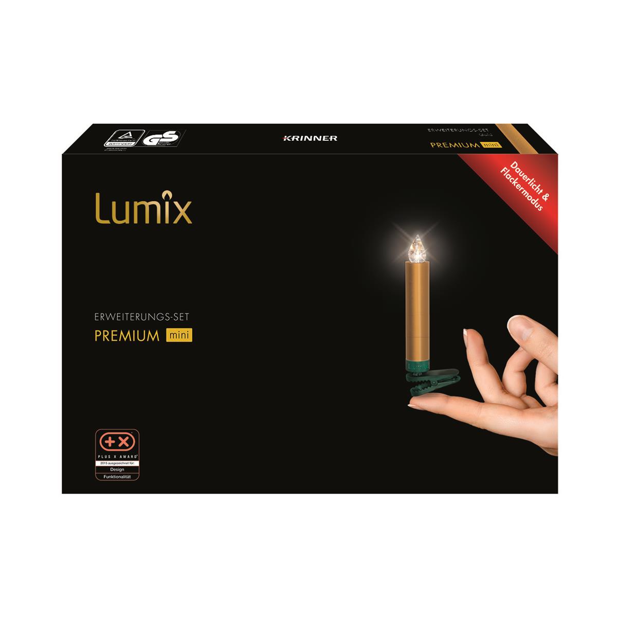 krinner-lumix-premium-gold-mini-extension-6-bougies-led-dor-es image 5