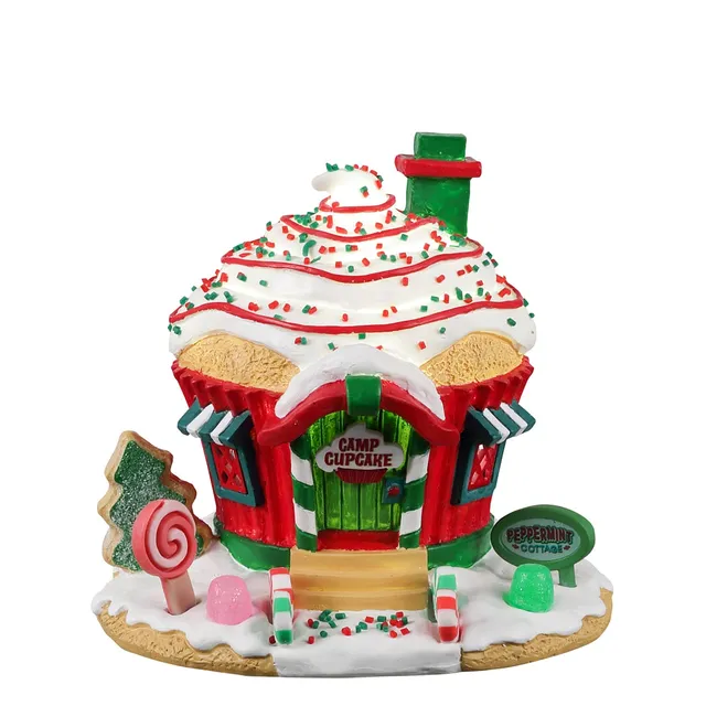 lemax-peppermint-cottage-maison-sugar-n-spice-village-de-no-l image 1