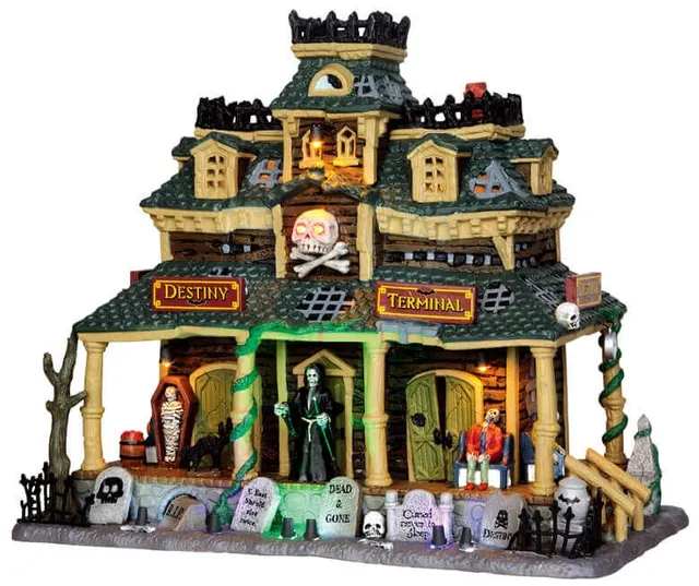 lemax-destiny-terminal-b-timent-anim-lumineux-spooky-town image 1