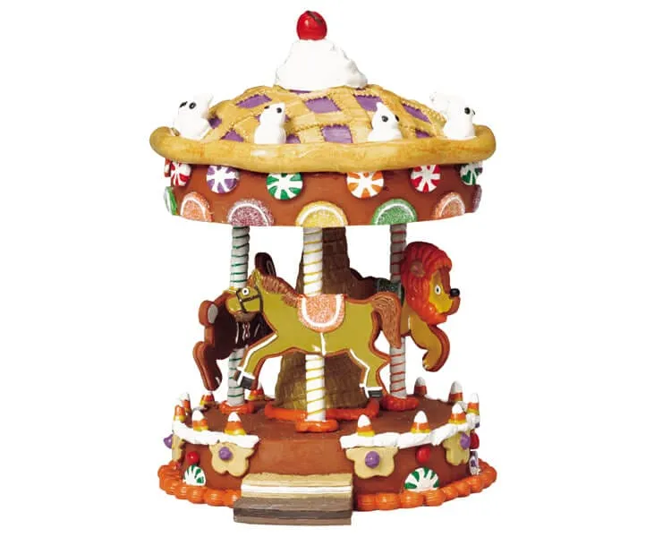 lemax-candy-carousel-man-ge-sucr-lumineux-sugar-n-spice image 1