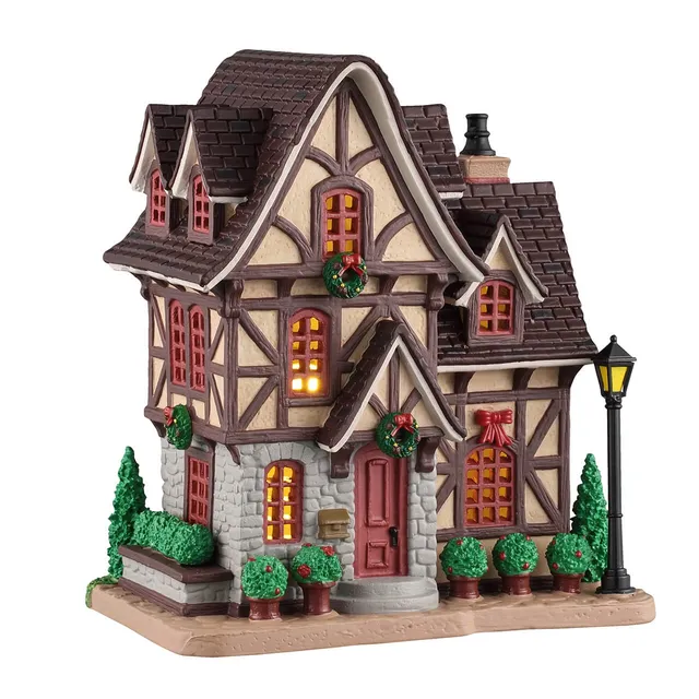 lemax-bosworth-residence-maison-miniature-lumineuse-caddington image 1