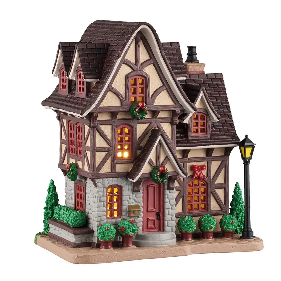 lemax-bosworth-residence-maison-miniature-lumineuse-caddington image 1