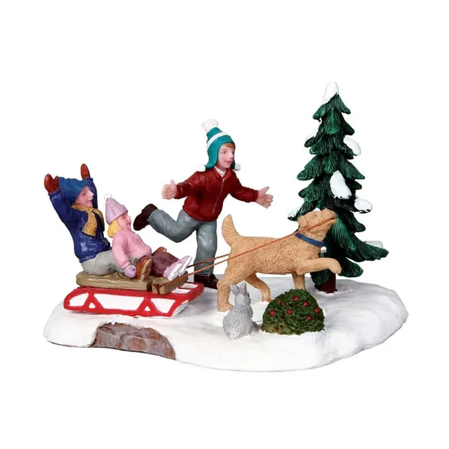 lemax-rover-takes-charge-figurine-miniature-de-village-de-no-l image 1