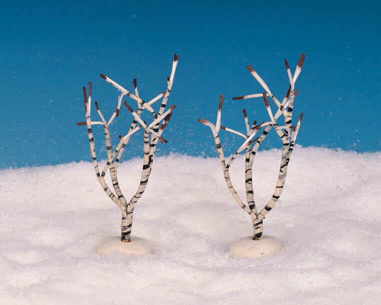 lemax-4-birch-tree-lot-4-bouleaux-miniatures image 2