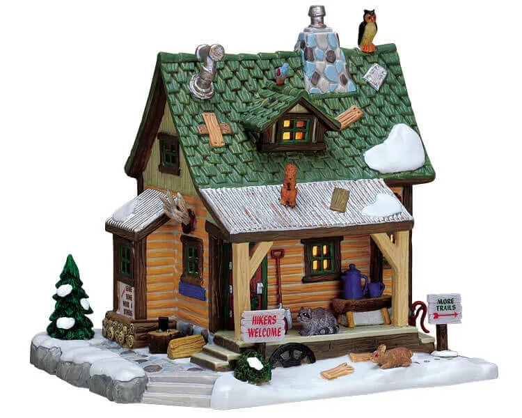 lemax-hikers-cabin-cabane-lumineuse-miniature image 1