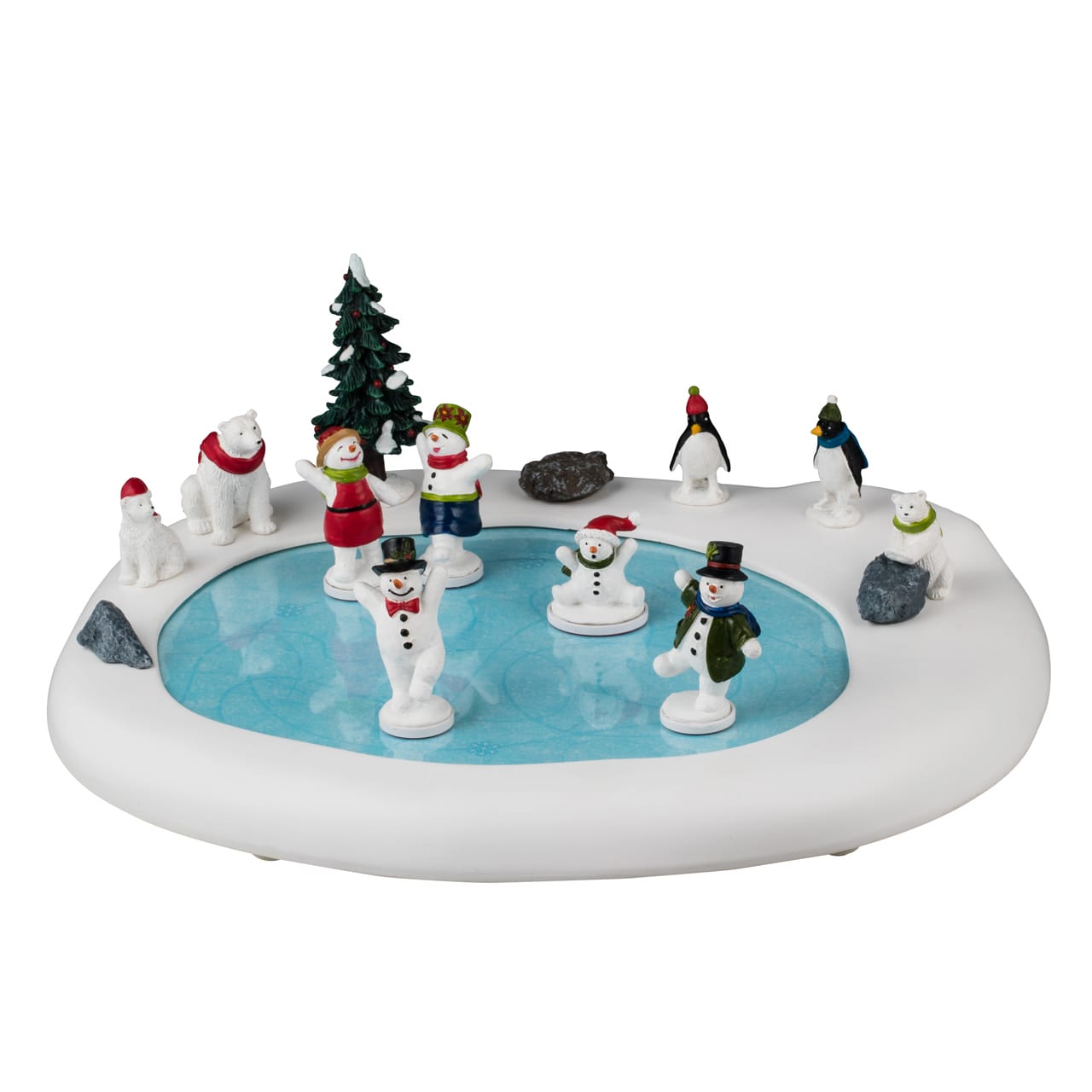 lemax-secret-snowman-ball-sc-ne-patinoire-bonhommes-de-neige-vail-village image 2