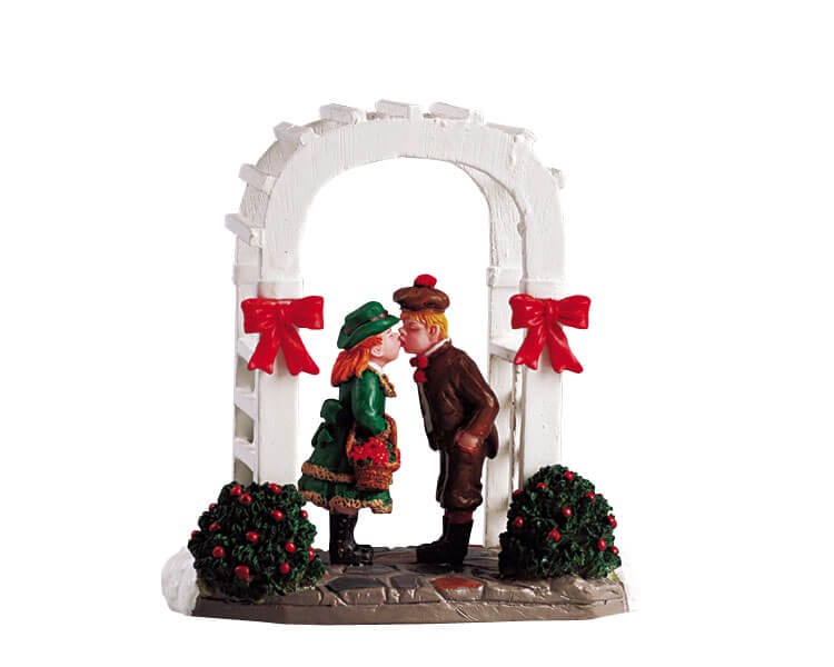 lemax-mistletoe-kiss-figurine-village-de-no-l image 1