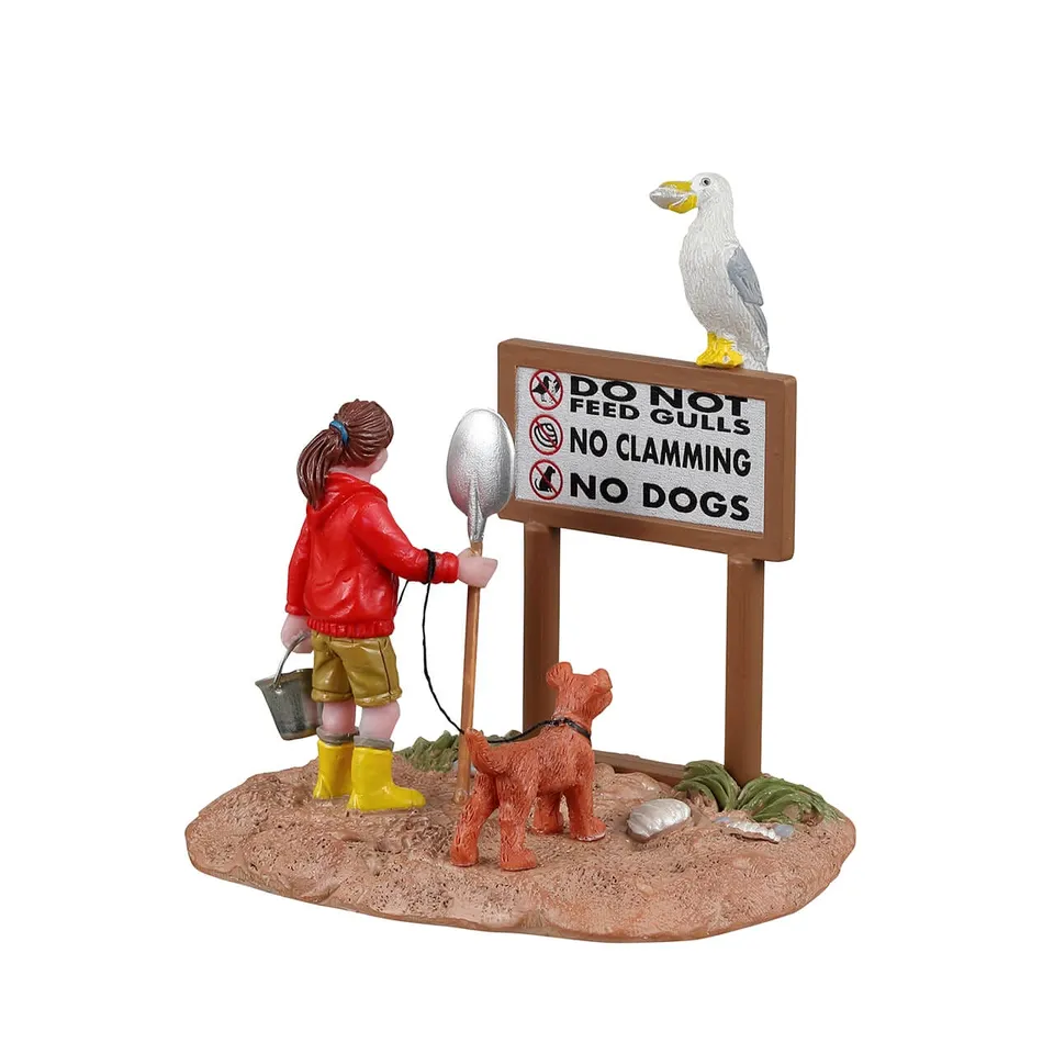 lemax-no-fun-beach-sc-ne-de-plage-miniature-humoristique image 1