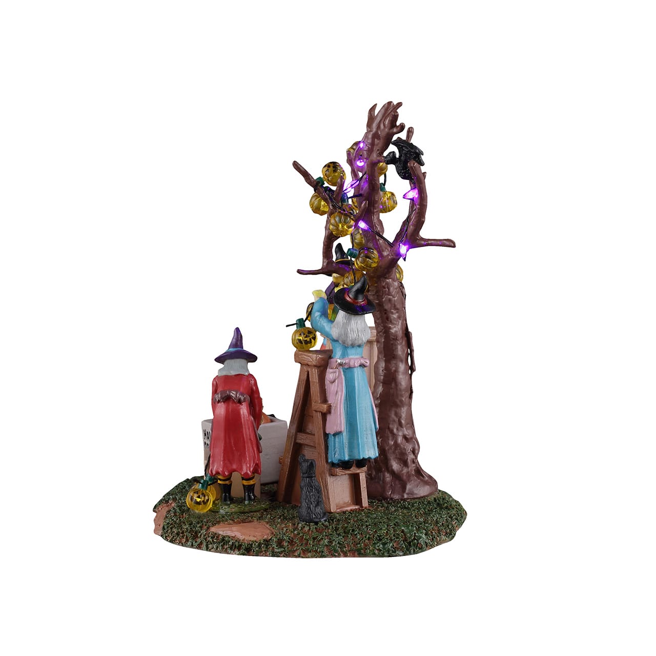 lemax-decorating-the-spooky-tree-figurine-village-halloween-spooky-town image 3