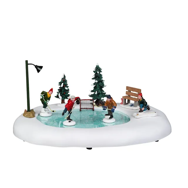 lemax-after-school-hockey-match-figurine-village-de-no-l-caddington image 1