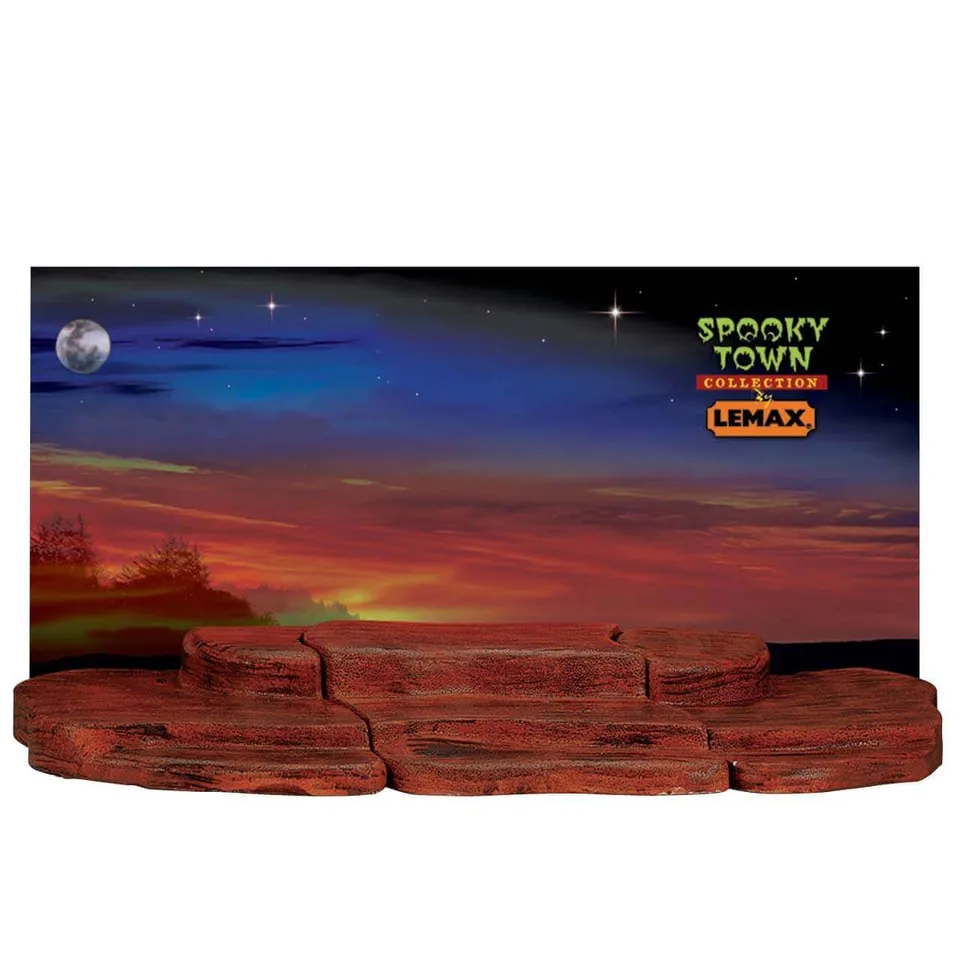 lemax-3-foot-display-material-spooky-town-d-cor-vitrine-90-cm image 1
