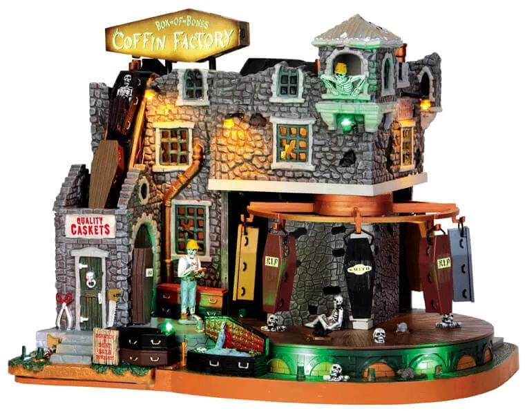 lemax-box-of-bones-coffin-factory-usine-cercueils-anim-e image 1