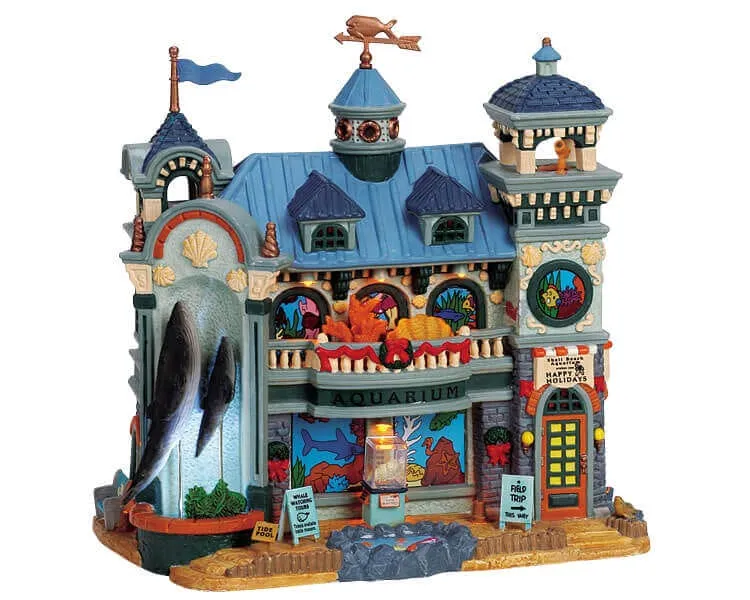 lemax-shell-beach-aquarium-b-timent-lumineux-village image 1