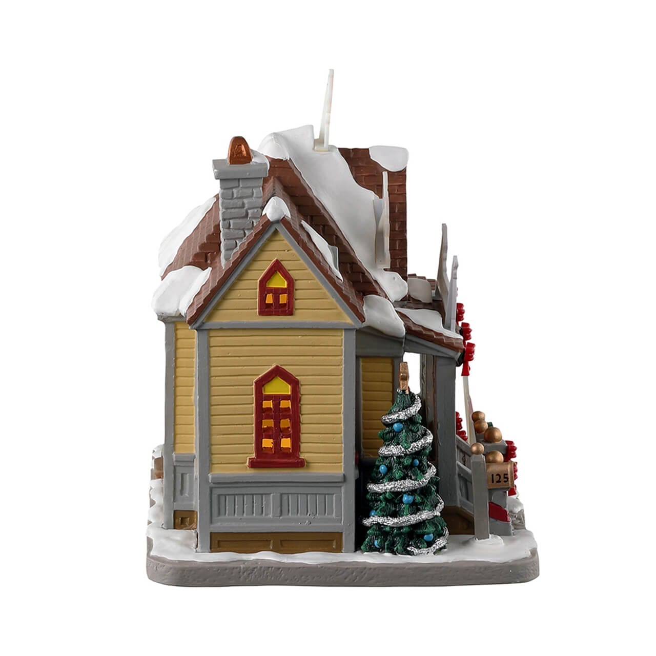 lemax-rockledge-cottage-maison-de-village-miniature-lumineuse-pingouins image 2